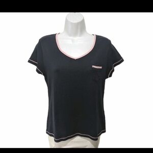 Axcess Babydoll Tee T Shirt S Lace Trim 90s Y2K Grunge Whimsigoth 8800